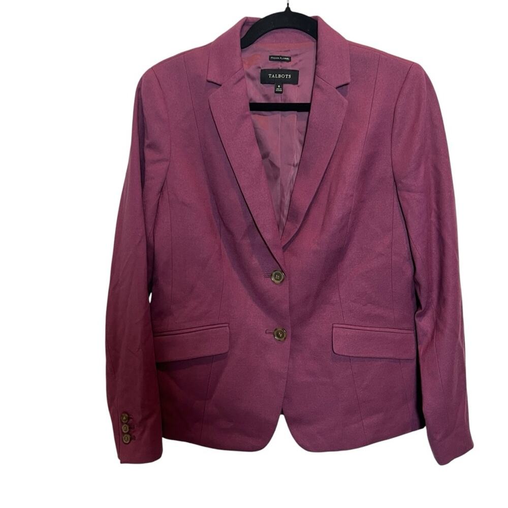 TALBOT 6 Italian Flannel Blazer Jacket Office